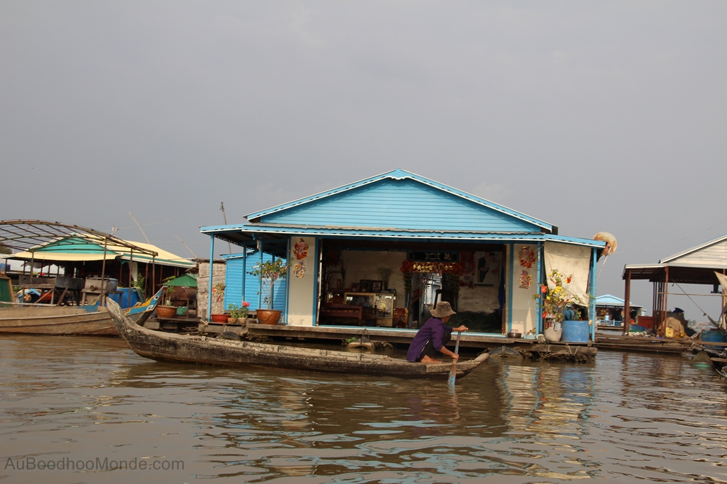 Cambodge - Village flottant Kompong Chhnang